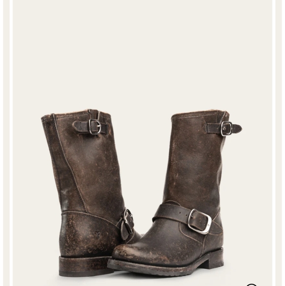 Frye Shoes - Frye Veronica short boot Antique black 7.5